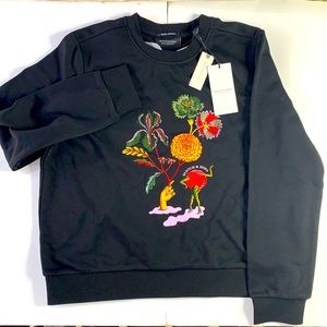 Anthropologie Scotch and Soda Endless Horizons Black Sweater